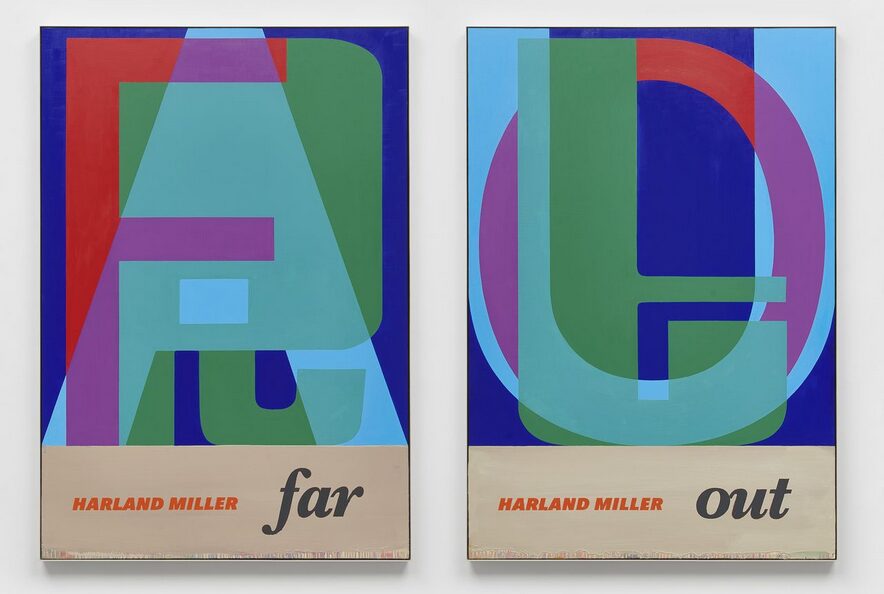 Free exhibition bringing Harland Miller’s typographic art to the Design Museum