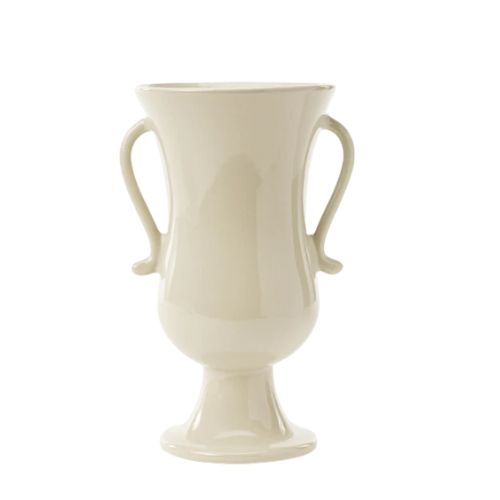 McGee &amp; Co., Delphine Footed Earthenware Pedestal Vase