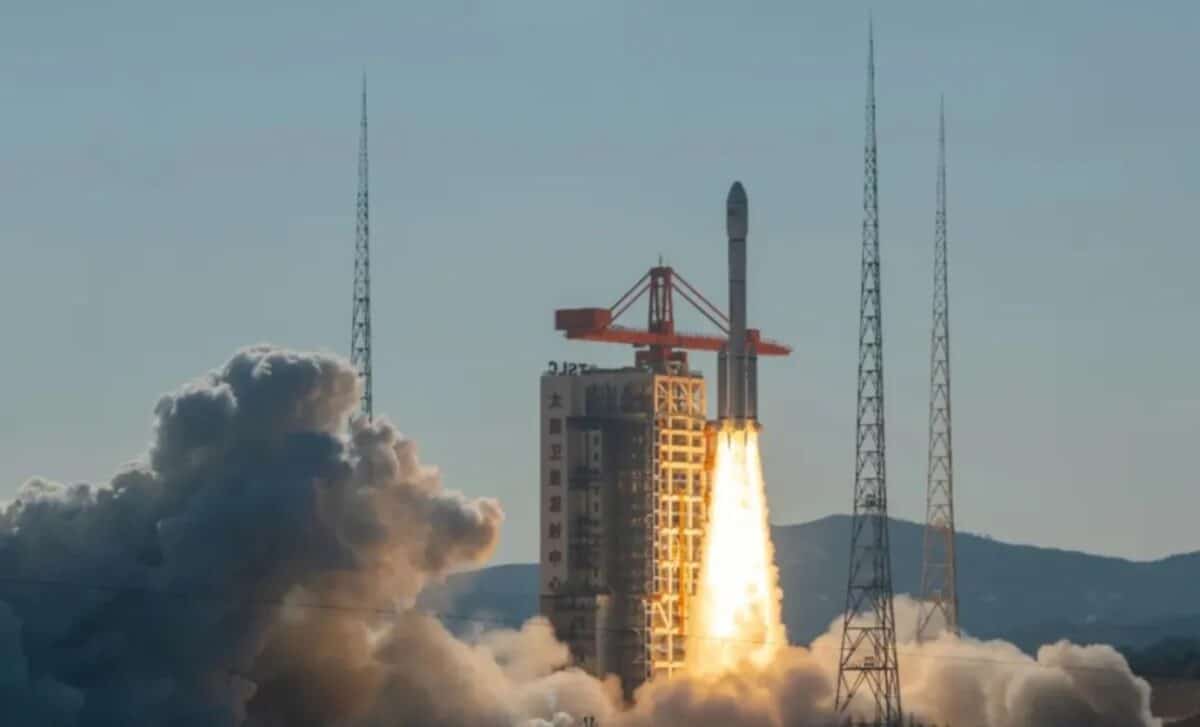 A Long March 6a Rocket Lifts Off From Taiyuan, Jan. 23, 2025, Carrying 18 Qianfan Satellites Into Polar Orbit. ©casc