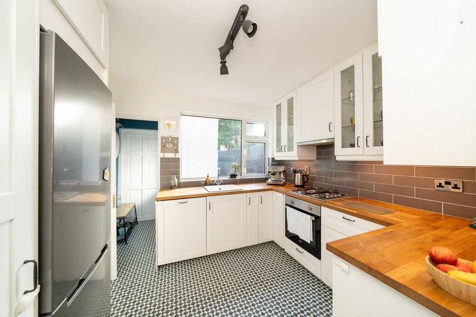 The kitchen of 5 O'Donoghue Street, Inchicore, Dublin 8