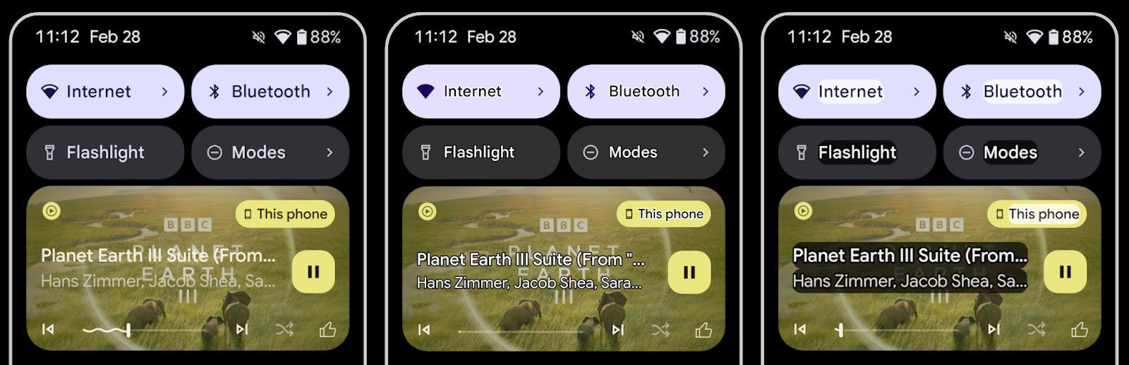 android 16 beta 3 text contrast android 16 beta 3 text contrast