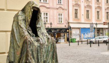 Prague removes controversial bronze sculpture by Estates Theatre