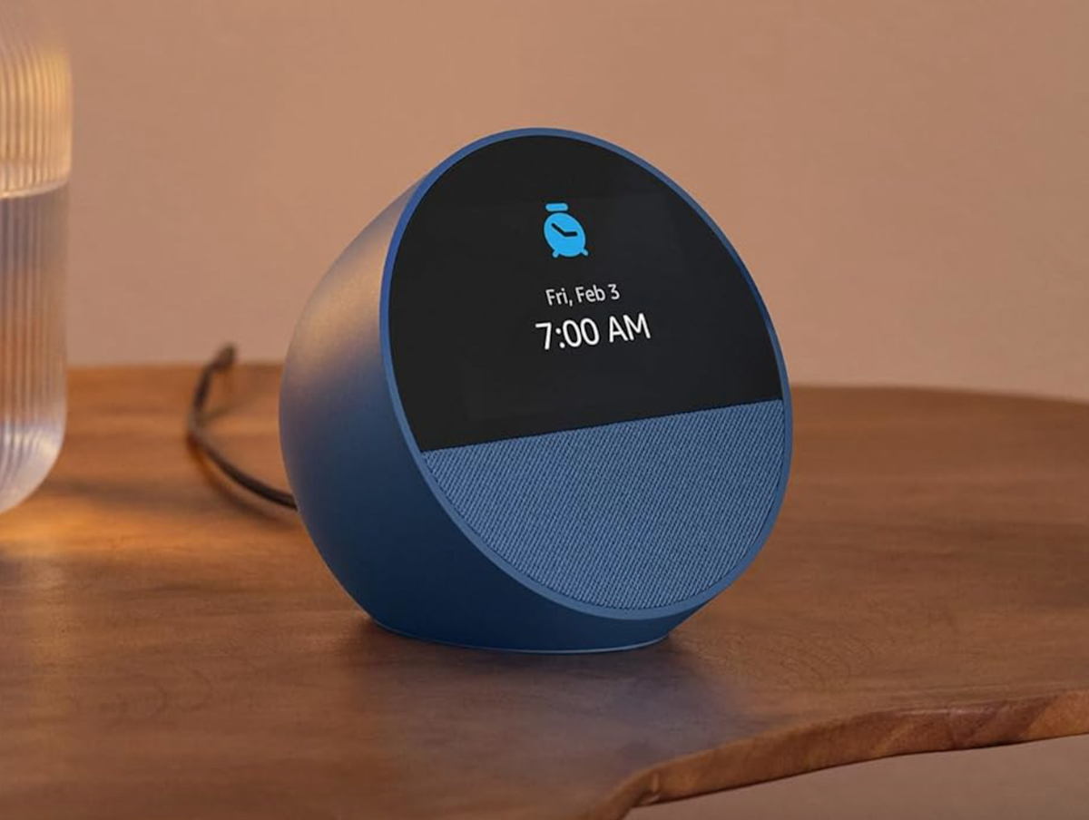 The Echo Spot smart alarm clock drops to $50