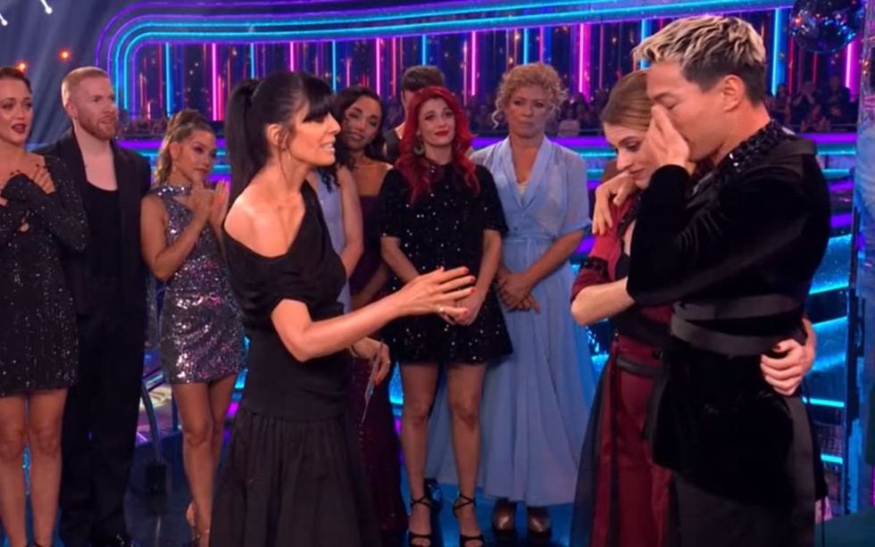 Claudia Winkleman, Carlos Gu and Karen Carney