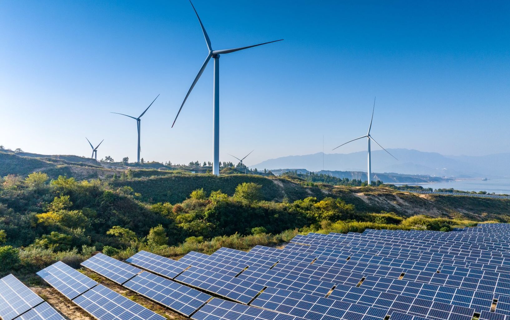 Wind and solar farm