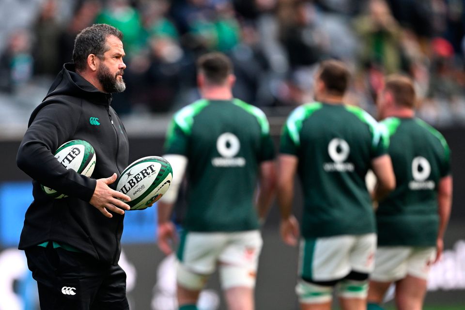 Ireland head coach Andy Farrell has much to ponder as he resumes Ireland's autumn campaign. Photo: Sportsfile
