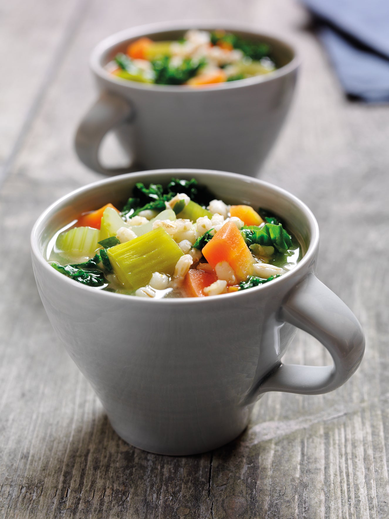 A bowl of this hearty kale and barley soup is proof that leftovers can be pure magic