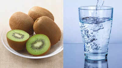 Eating two kiwis a day and drinking mineral water can relieve constipation and boost digestion