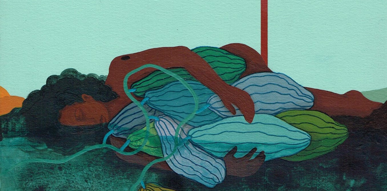 a gorgeous exhibition of drawings inspired by ecofeminism