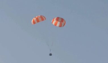India tests parachutes for Gaganyaan astronaut capsule (video)