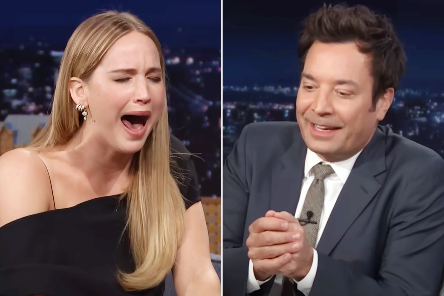Jennifer Lawrence keeps bursting into tears in 'Tonight Show' interview