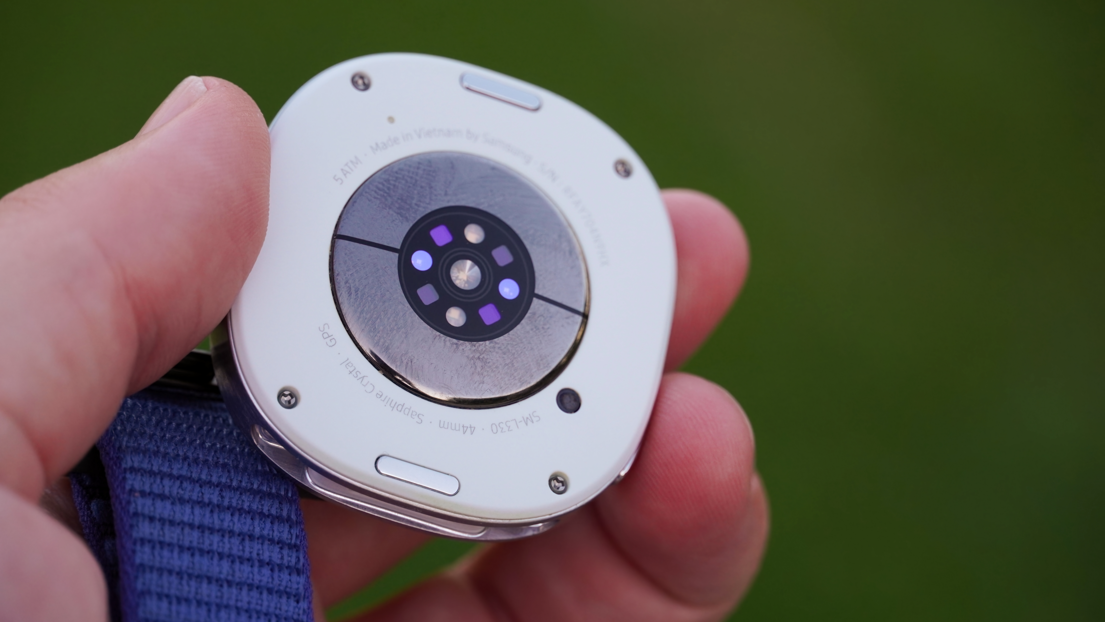 The back sensors on the Samsung Galaxy Watch 8.