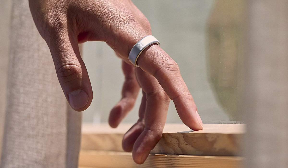 Oura Ring in silver. Pic: ouraring.com
