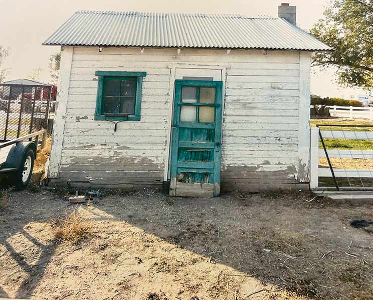 The house Wilson Rawls lived in while working on the Stewart farm. | Courtesy Mud Lake Museum