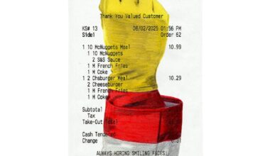 Ryan Evans makes “rainbows out of trash” with his vibrant drawings of consumer culture