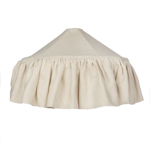 Alice Palmer, Oat 100% Linen Pantry Lampshade, 20"