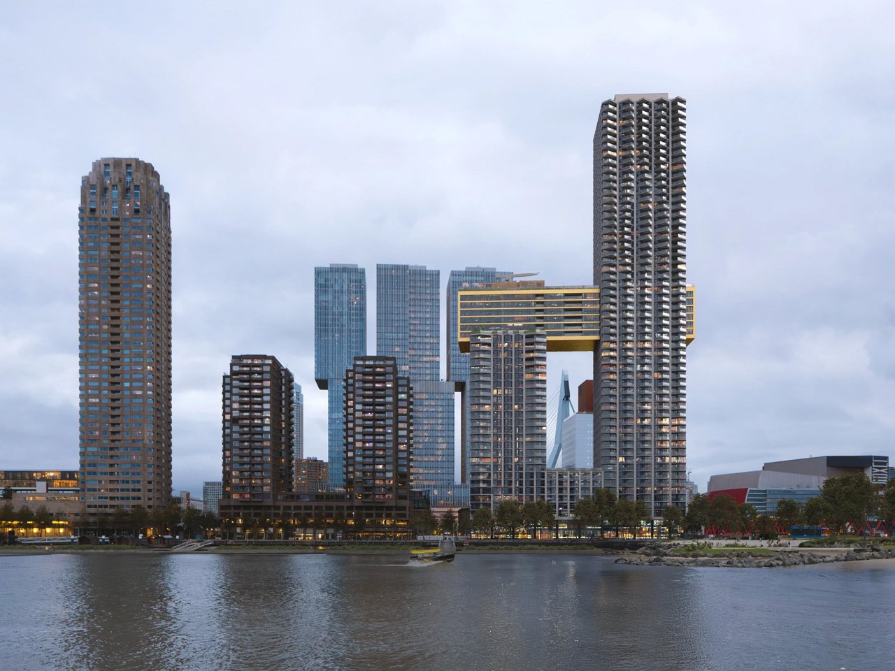 Rotterdam Strikes A High Note As Construction Begins On MVRDV’s Saxophone-Inspired Towers