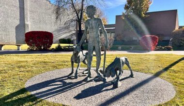 Sculpture in downtown Idaho Falls pays tribute to popular children's author who once lived here