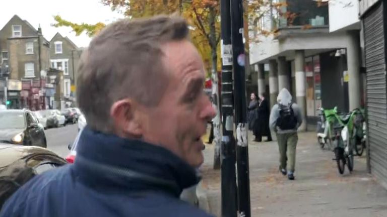 Spotting a man resembling the suspect, Tom and camera operator Josh Masters gave chase