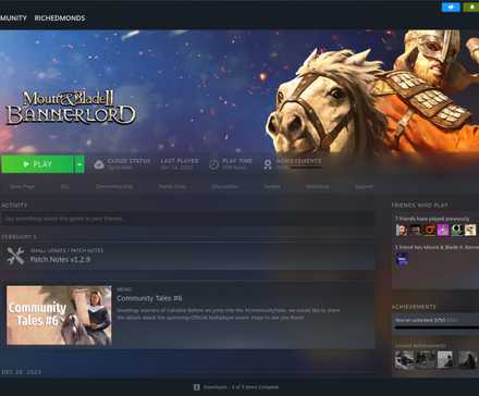 Playing Bannerlord through Steam on Linux