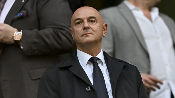 London, United Kingdom - May 1: Daniel Levy looks on during the UEFA Europa League 2024/25 Semi Final First Leg match between Tottenham Hotspur and FK Bodo/Glimt at Tottenham Hotspur Stadium on May 1, 2025 in London, England. (Photo by Vince Mignott/DeFodi Images/DeFodi via Getty Images) 