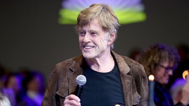 Robert Redford pictured in 2020 at the Sundance Film Festival