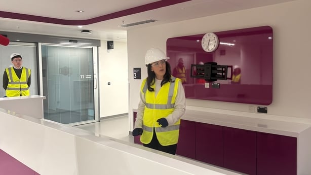 Minister Jennifer Carroll MacNeill is pictured at the new National Children's Hospital