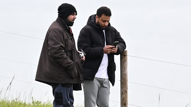 Amar Hussein (left) and Walid Saadaoui in Dover, Kent