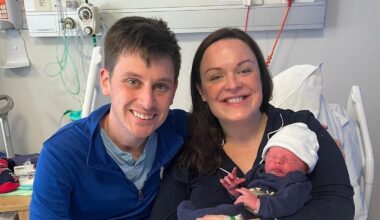 Parents share delight as first babies of Christmas arrive