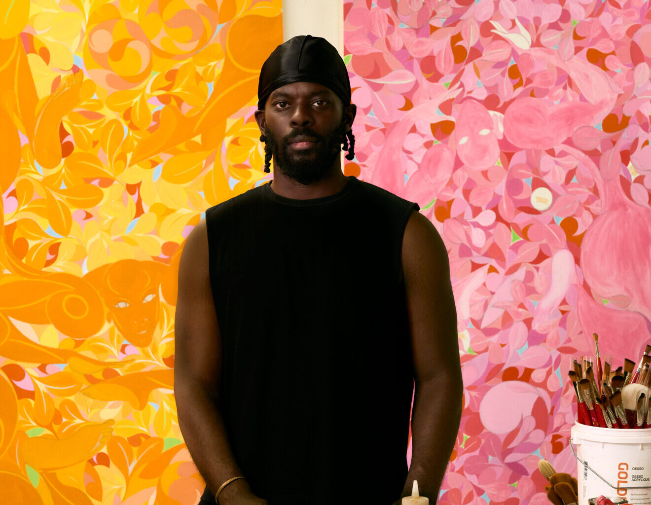 Portrait of Tunji Adeniyi-Jones by Christopher Garcia Valle