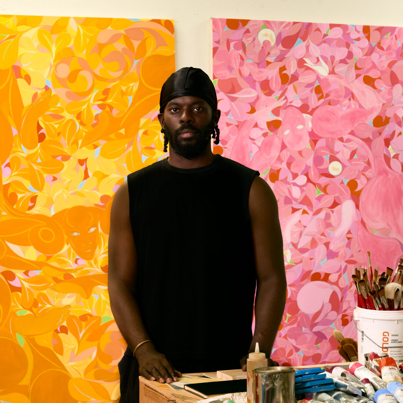 Portrait of Tunji Adeniyi-Jones by Christopher Garcia Valle