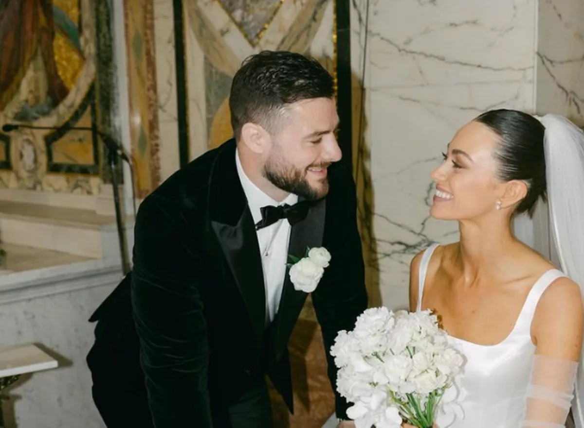 Robbie Henshaw and wife Sophie