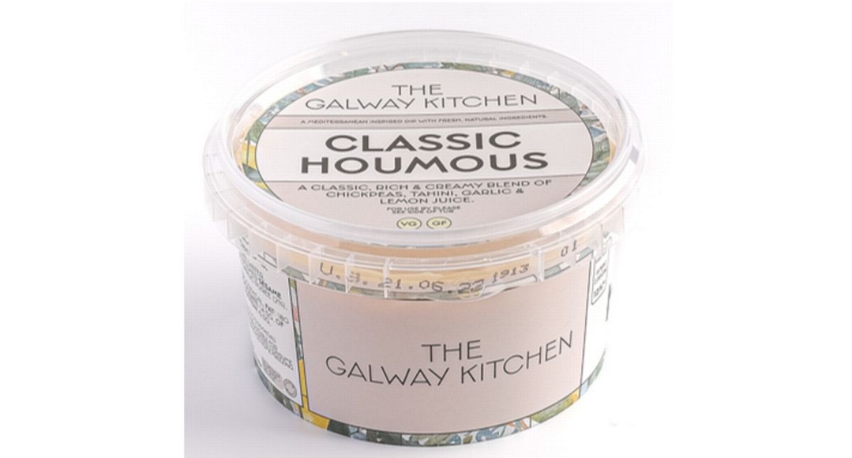 The above batch of The Galway Kitchen Classic Houmous is being recalled due to an incorrect use-by date which may make the batch unsafe to eat