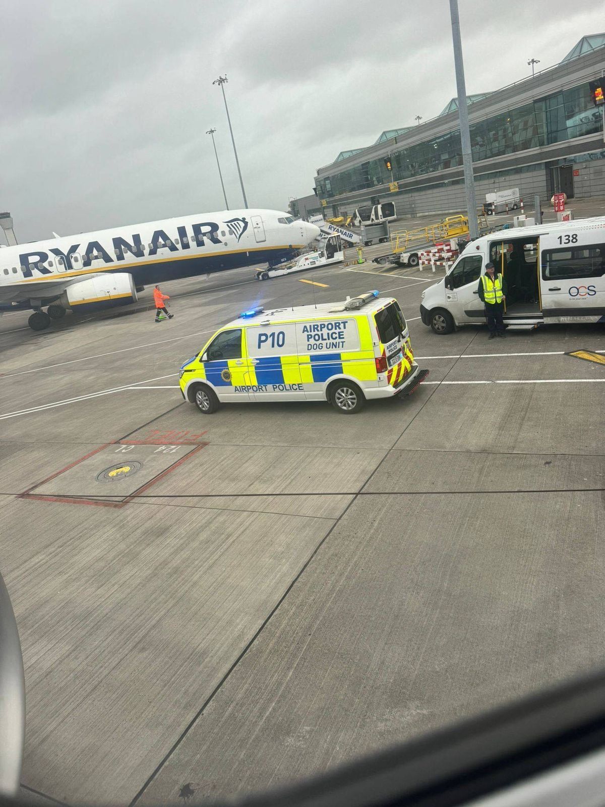 Ryanair Cabin Crew called ahead for Garda assistance before landing in Dublin following a mid air altercation