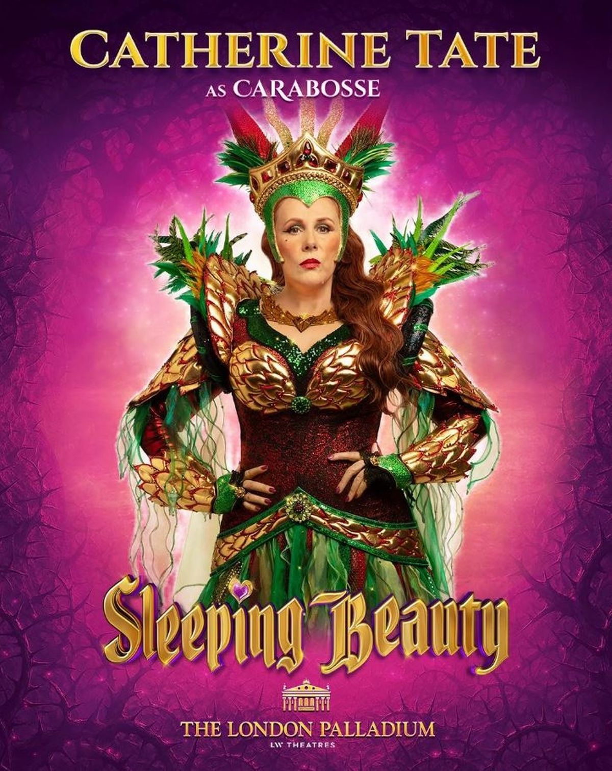 A poster of Catherine Tate in Sleeping Beauty