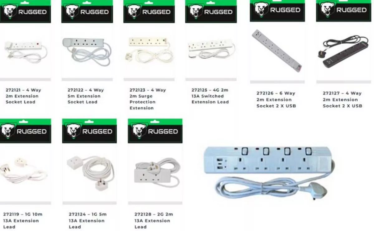 The extension leads that are being recalled