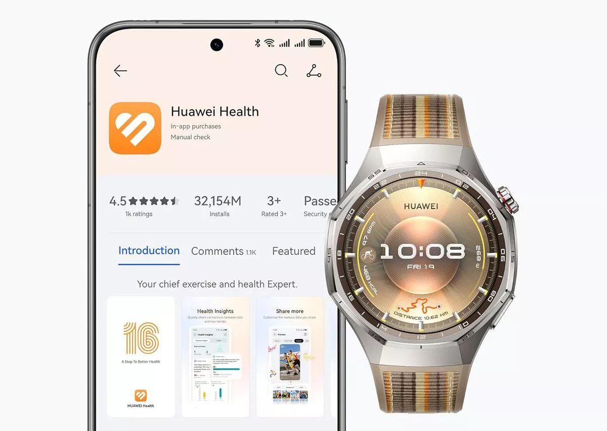 Watch GT 6 Pro works with the slick and intuitive Huawei Health app