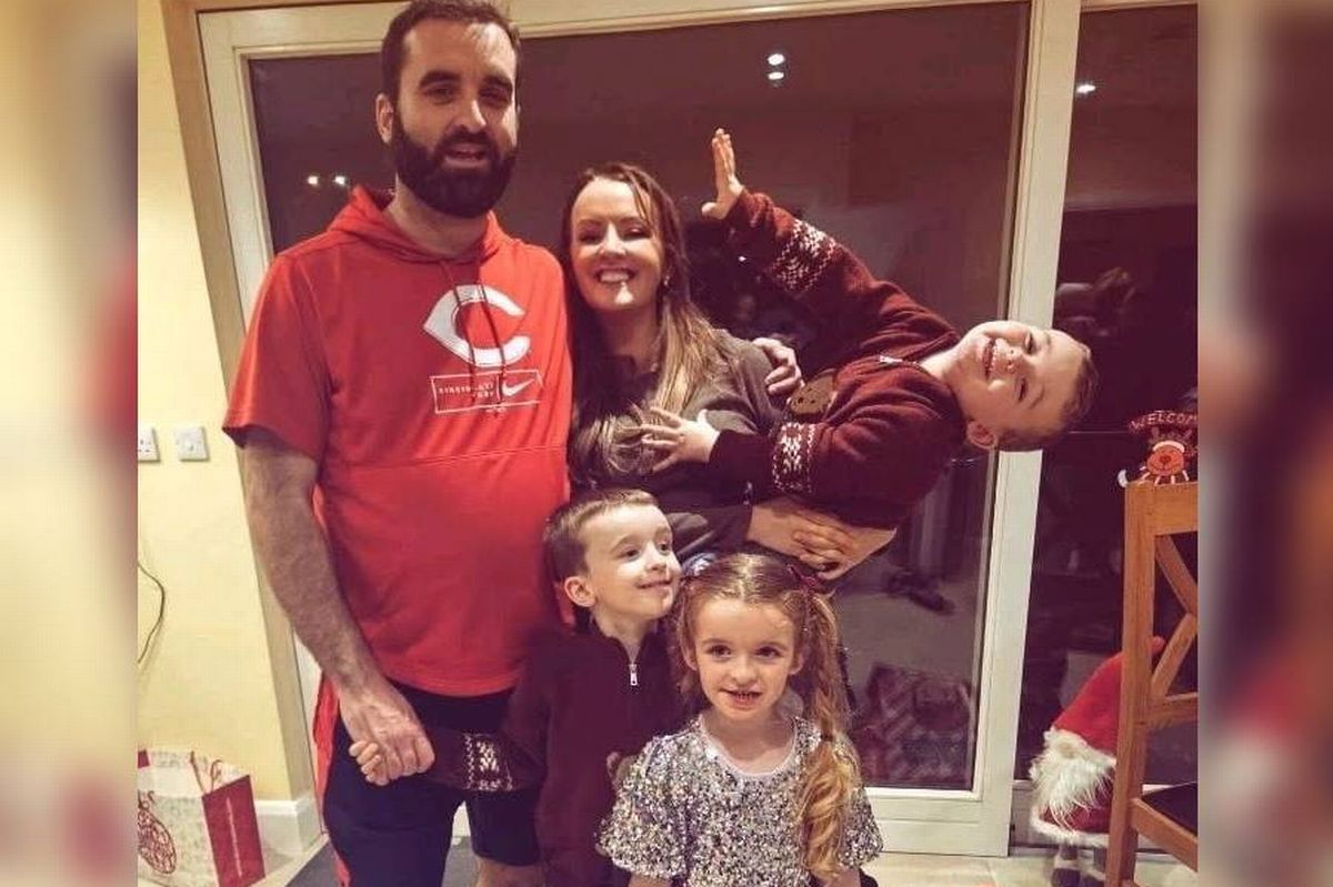 Colm and Emma with kids Bradán, Brí and Lúgh