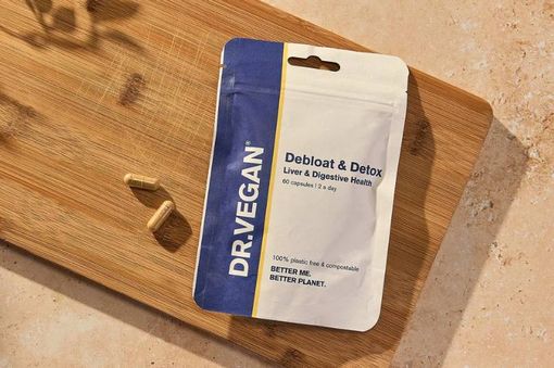 Debloat & Detox is a liver and digestive health supplement from Dr Vegan