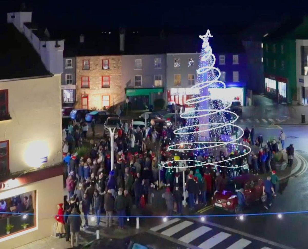 Christmas lights in Clifden
