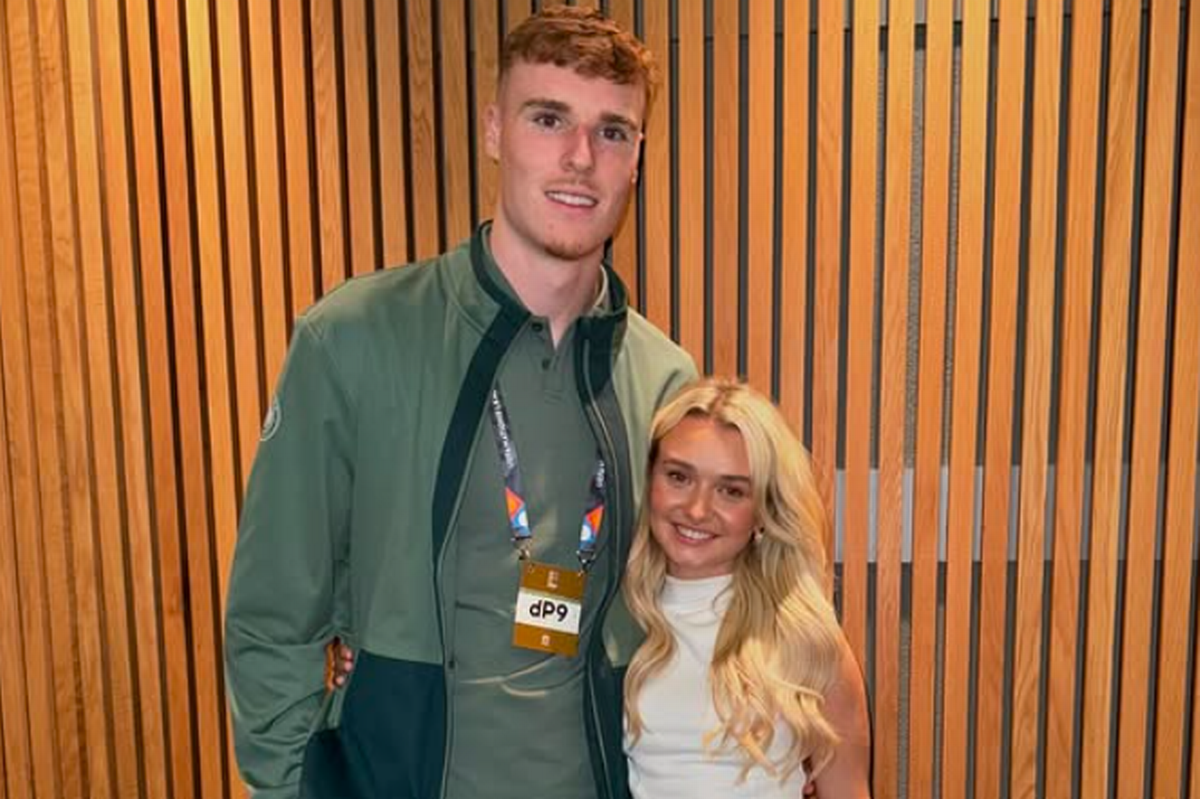 Jake O'Brien and his partner Sophie Lawlor