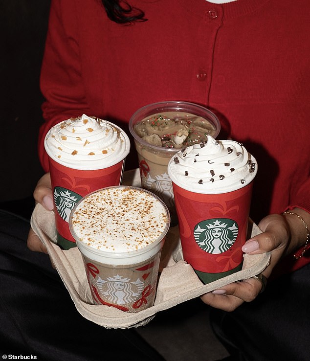 According to Starbucks' nutritional information, a venti (20fl oz) serving of its Peppermint White Chocolate Mocha contains 580 calories, placing it among the chain's higher-calorie seasonal offerings