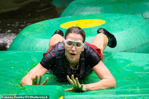 Vogue came face-to-face with the Wrecking Balls of Rage, which saw her fight her way through a slime covered obstacle course during Saturday's show