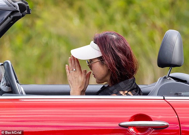 The couple left the venue separately