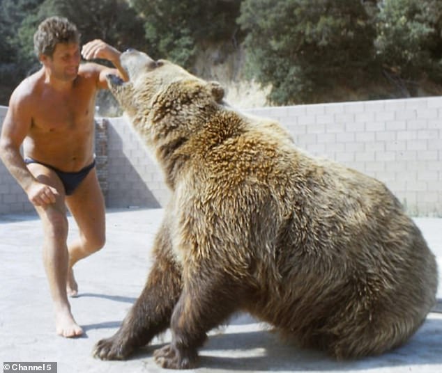 The grizzly, who was partial to M&S prawns and bottles of sparkling perry, found fame in a series of TV and film roles, including opposite Roger Moore in Octopussy in 1983)