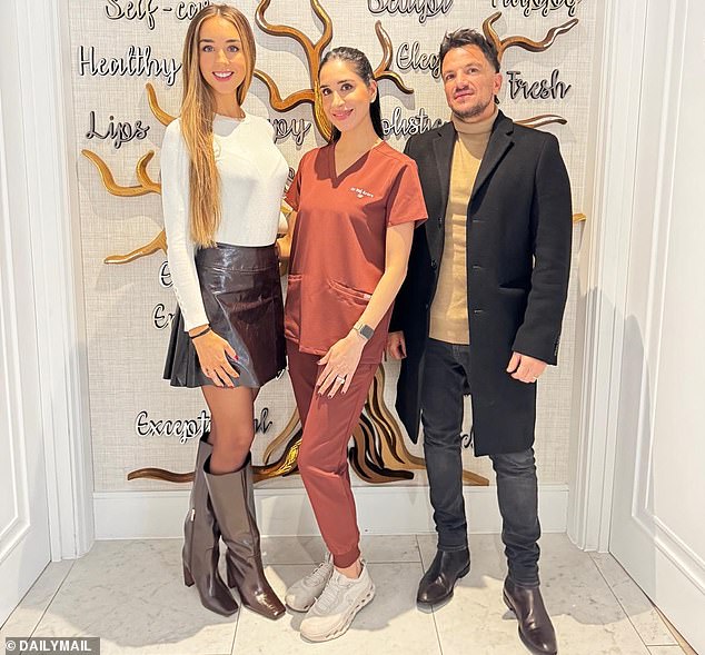 Peter Andre enjoyed a fun family outing with his wife Emily and daughter Princess at an exclusive beauty event in Windsor on Wednesday