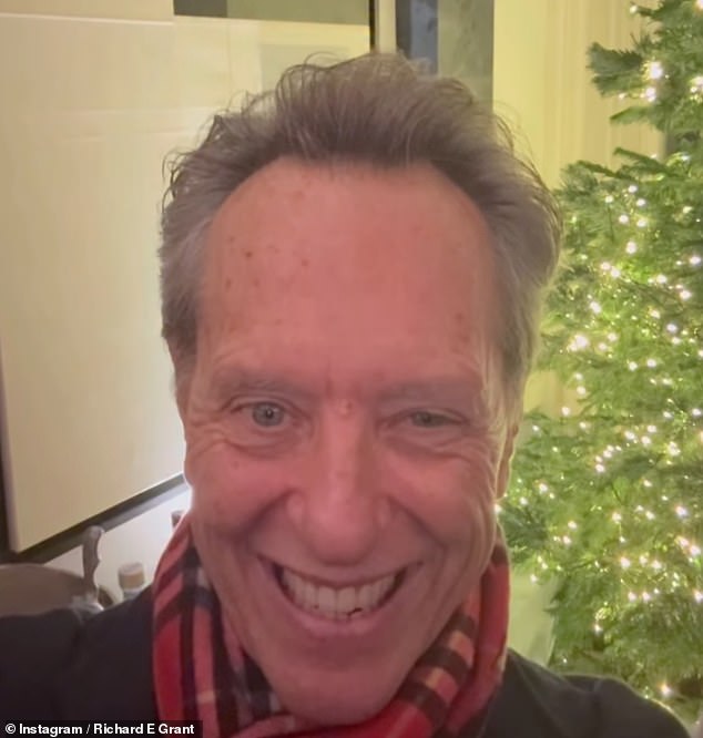 The actor displayed how he's decorated his west London home with stunning Christmasdecorations and nik-naks ahead of welcoming guests this festive season