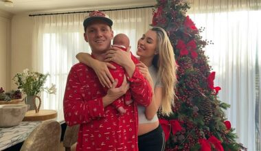 Jamie Laing and Sophie Habboo checked into the 'UK's leading postpartum wellness retreat' on Sunday, following the birth of baby son Ziggy earlier this month (pictured last week)