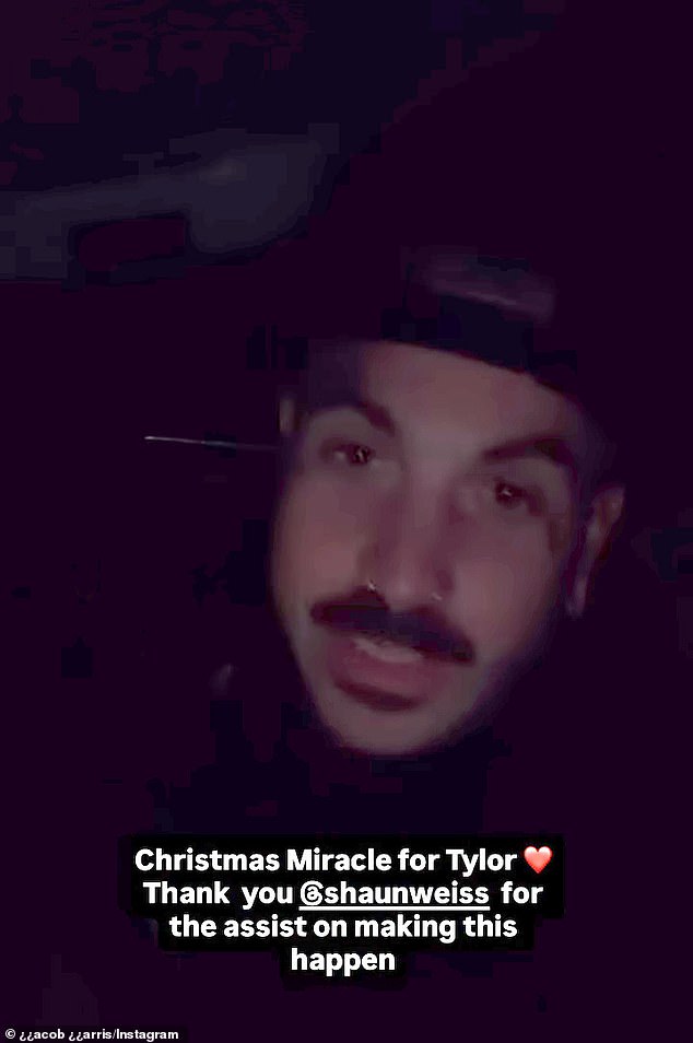 Harris told Daily Mail on Christmas Day Thursday of Chase: Medical officials 'determined he needed immediate help and brought him to a local hospital for 72-hour treatment'