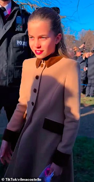 The young royal politely agreed to take a photograph with the woman while on the walkabout